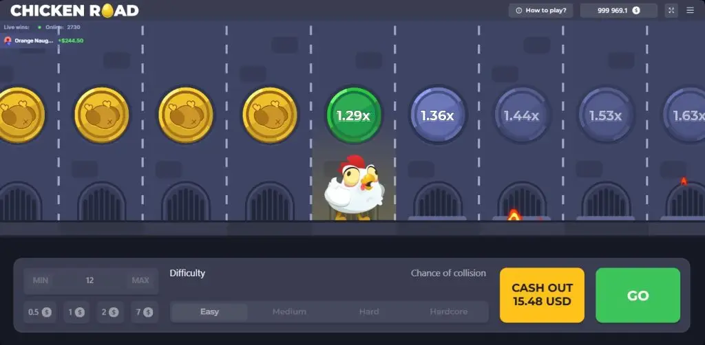 demo jeu chicken road